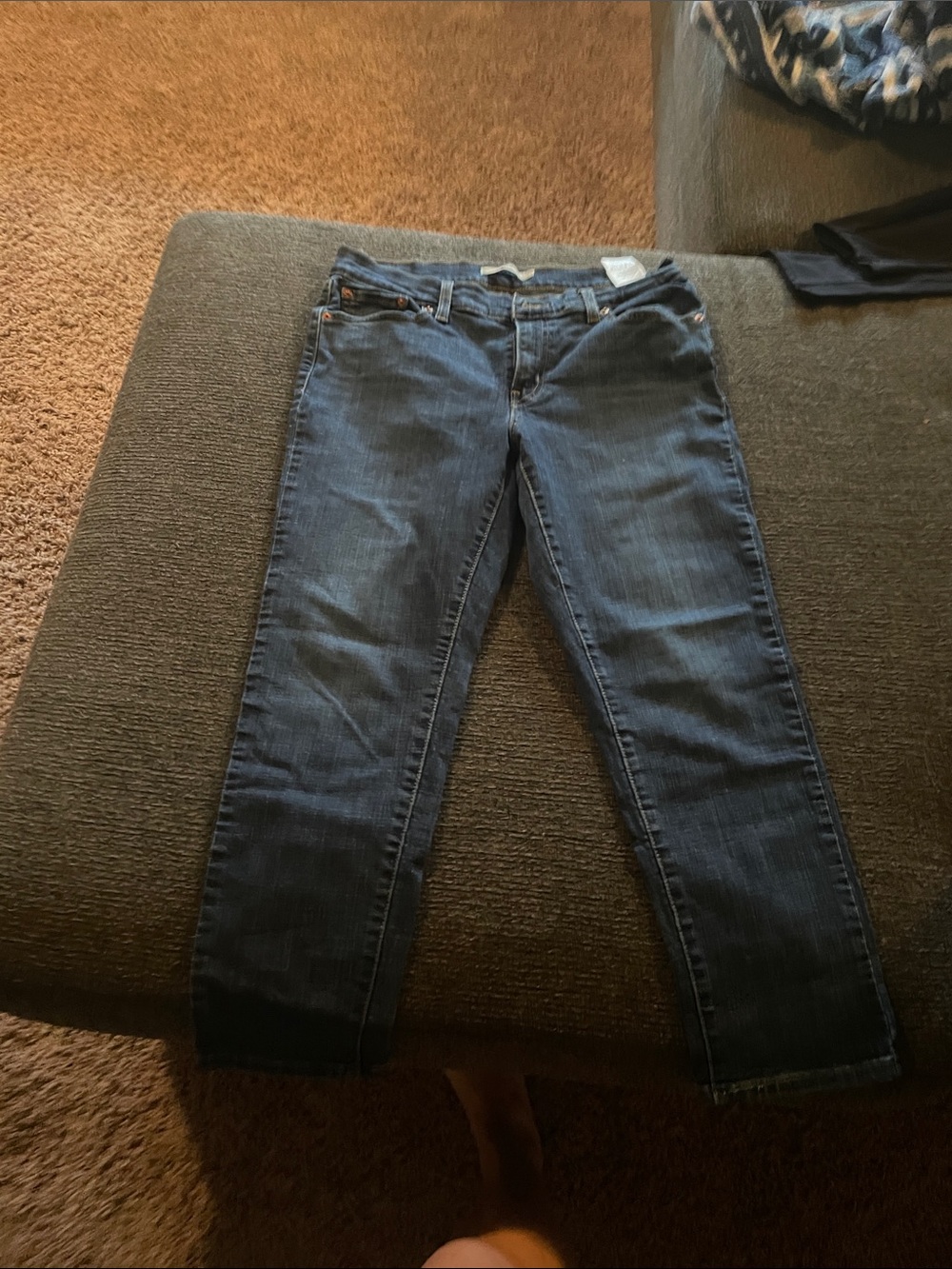 Women’s Levi’s Dark Blue Straight-Leg Jeans